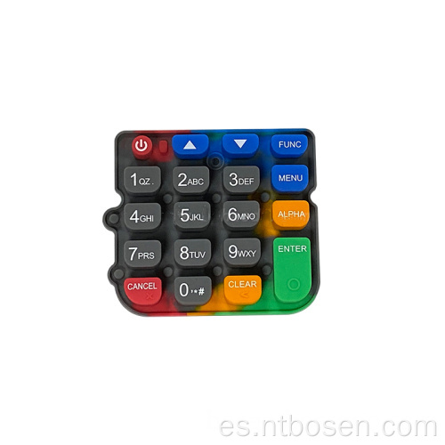 Terminal de teclado de goma de silicona de POS personalizado PAX S80